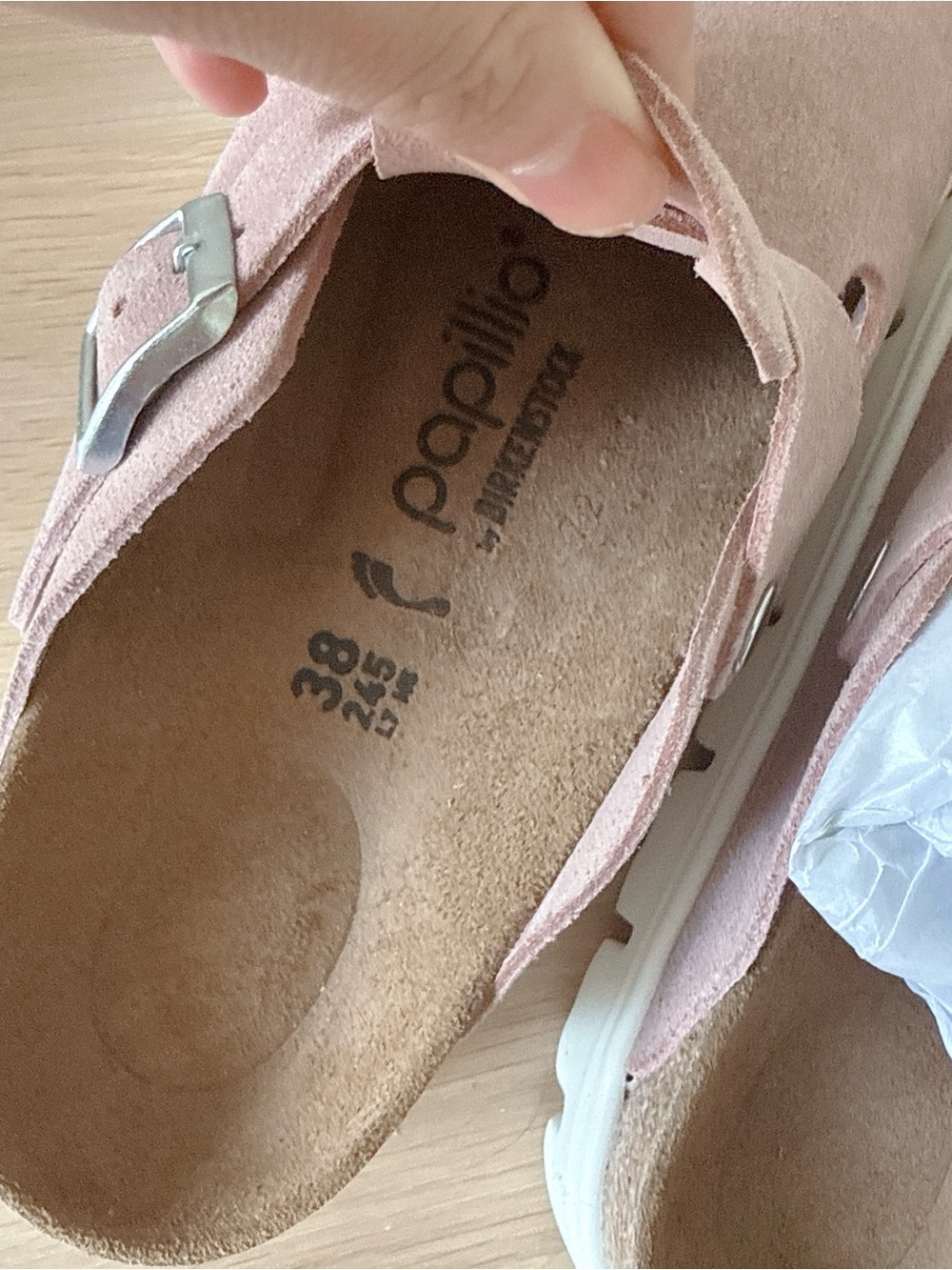 NIB Birkenstock Women's Boston Chunky Suede Clogs - Picture 10 of 13